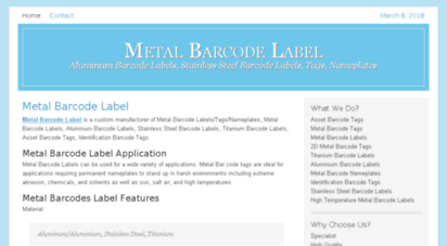 metalbarcodelabel.com
