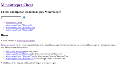 minesweeper game cheats