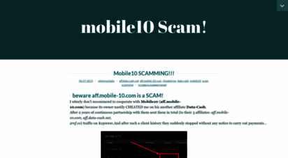 mobile10scam.wordpress.com