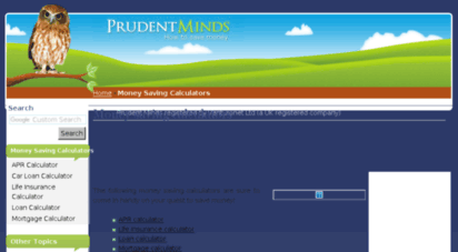 money-saving-calculators.prudentminds.com