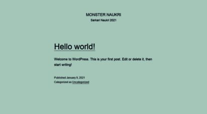 monsternaukri.com
