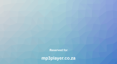 mp3player.co.za