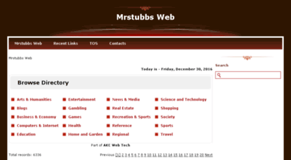 mrstubbsweb.com