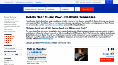 musicrowhotels.com