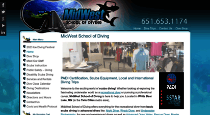 mwschoolofdiving.com