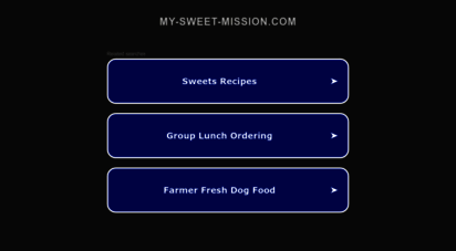 my-sweet-mission.com