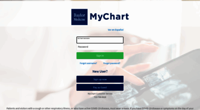 mychart.baylorclinic.com