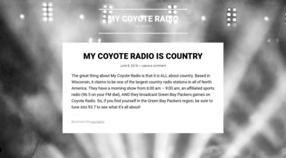 mycoyoteradio.com