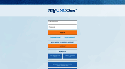 My Unc Chart Account