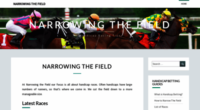 narrowing-the-field.com