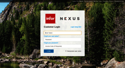 Welcome to Network.gtnexus.com - Infor Nexus Login
