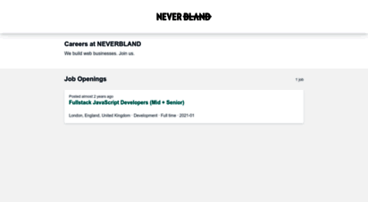 neverbland.workable.com