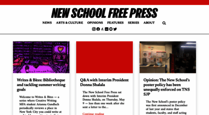 newschoolfreepress.com