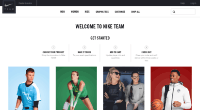 nike team website