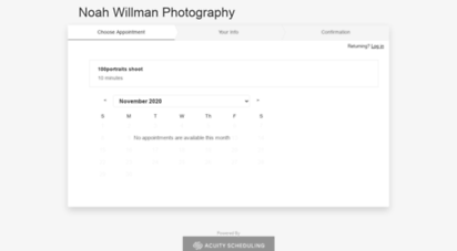 noahwillmanphotography.acuityscheduling.com