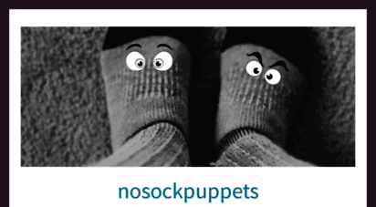 nosockpuppets.wordpress.com