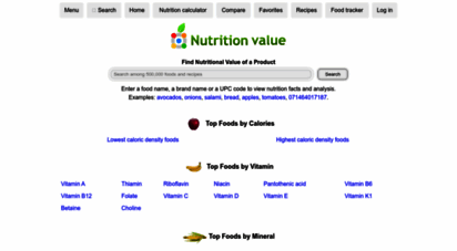 nutritionvalue.org
