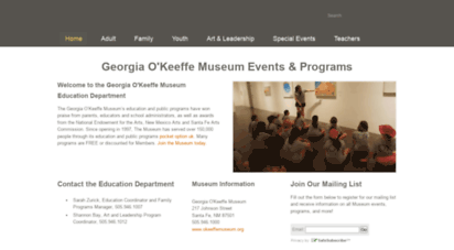 okeeffemuseumevents.org