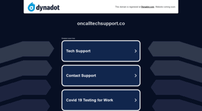 oncalltechsupport.co