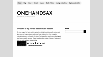 onehandsax.com
