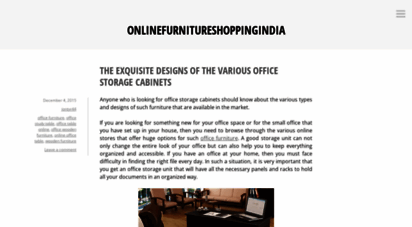 onlinefurnitureshoppingindia.wordpress.com