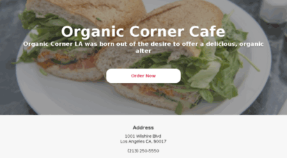 organiccornercafe.com