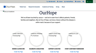 ourhope.cityofhope.org
