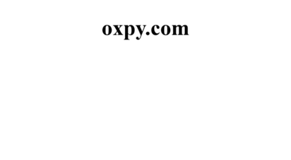 oxpy.com
