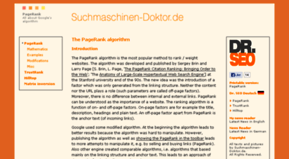 pagerank.suchmaschinen-doktor.de