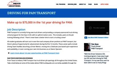 pamtransport.greatcdltraining.com