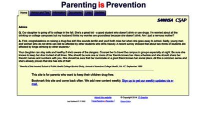 parentingisprevention.org