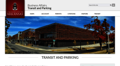 parking.uark.edu