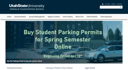 parking.usu.edu