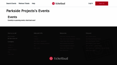 parksideprojects.ticketbud.com