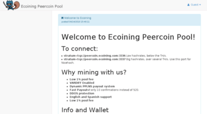 peercoin.ecoining.com