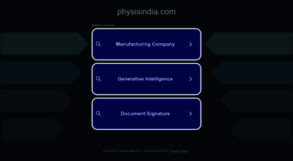 physisindia.com