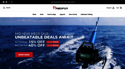 Welcome to Piscifun.com - Spinning Reels,Baitcaster,Fishing Rods,Backpack