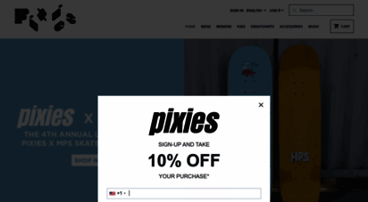 pixiesmerch.com
