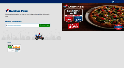 Welcome To Pizzaonline Dominos Co In Domino S Zero Contact
