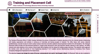 placement.iitbhu.ac.in