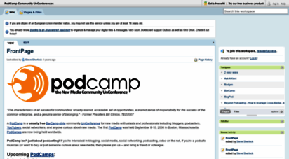 podcamp.pbworks.com