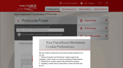 postcode.parcelforce.com