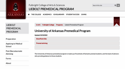 premed.uark.edu
