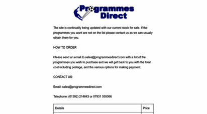 programmesdirect.co.uk