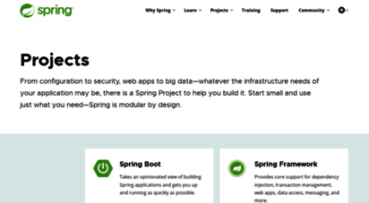 projects.spring.io