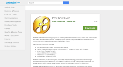 proshow-gold.joydownload.com