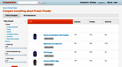 protein-powder.comparical.com