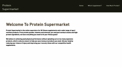 proteinsupermarket.com