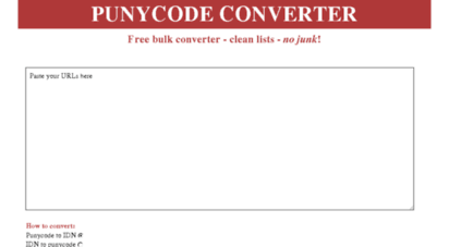 punycodetoidn.com