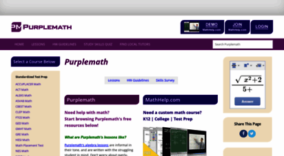 purplemaths.com